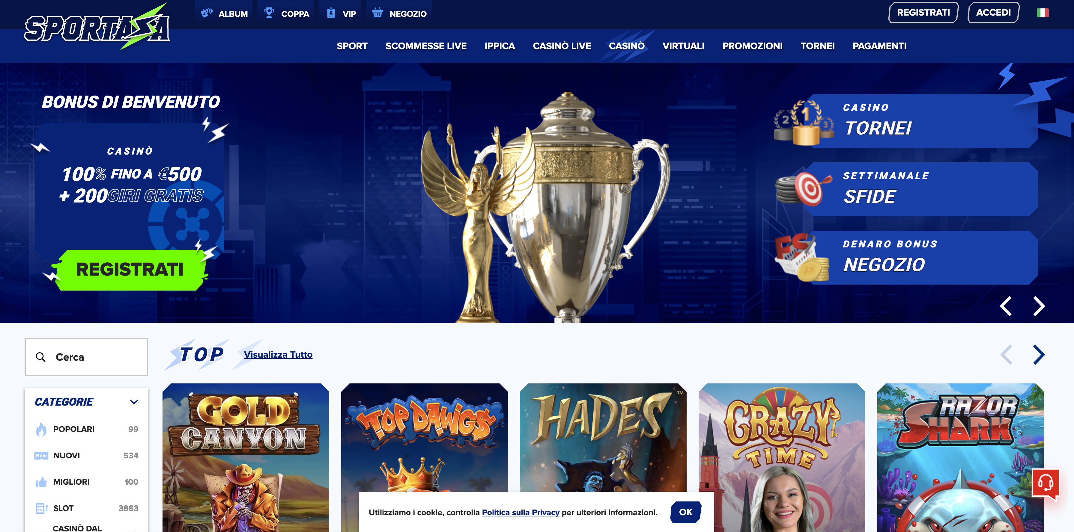 Sportaza Casino Online